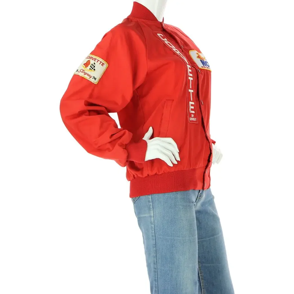 70s Vintage Chevrolet Corvette Stingray Car Show Me Vettes NCRS Racing Jacket - Picture 6 of 13